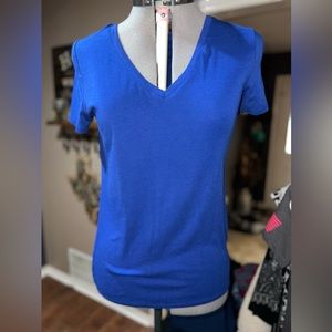 Royal Blue V-Neck tee